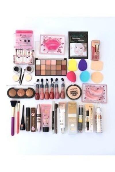 Genel Markalar -gelin Makyaj Seti 32 Parça Çeyiz Paketi 02 No Kumralten