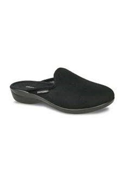 Ceyo Ramona-3 Women's Black Winter Anatomical House Slippers