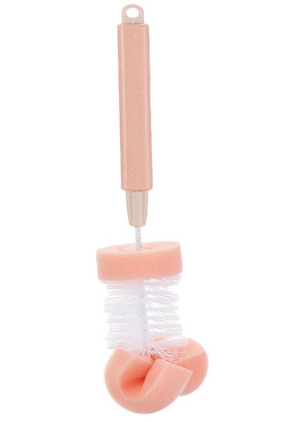 Uzspace Vagonlife 7 cm Openable Flask-Thermos Bottle Sponge with Cleaning Brush