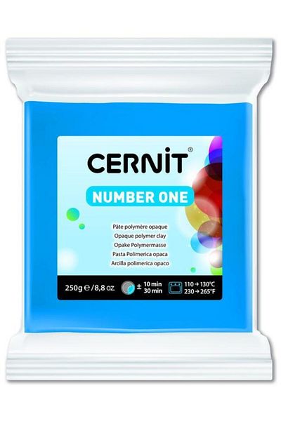 Cernit Number One Polymer Clay 250 Gr200 Blue