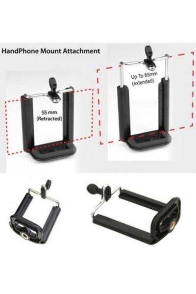 Gplus Gp140 Tüm Aksiyon Kamera Tripod Monopodlarıyla Uyumlu Telefon Tutucu