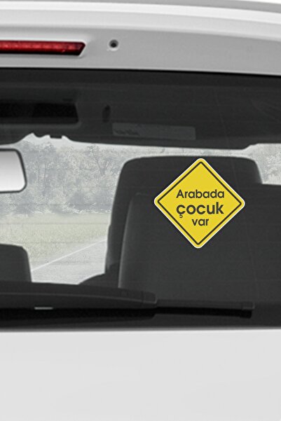 Tekin Ozalit Arabada Çocuk Var Sembolü 12 X 12