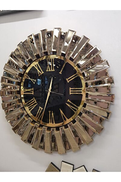 AYNA DENİZİ Güneş Golden Jet Black Model Altın Siyah Renk 85 cm Dekoratif Ayn...