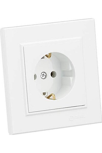 MAKEL مقبس أرضي أبيض جديد منقوش Tsrm Karea - 897754