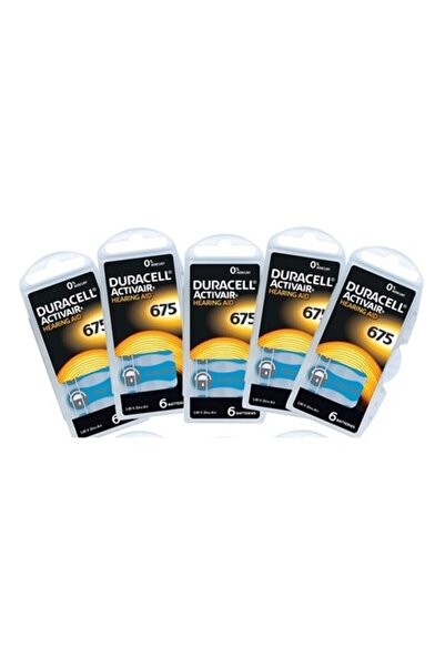 Duracell 675 Numaralı Işitme Cihaz Pili No:675 6'lı Pil