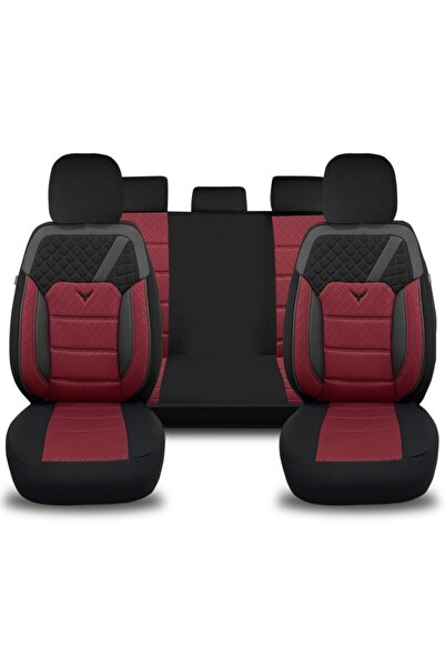 Oto Pandami Fiat Tipo/aegea 2015 Uyumlu Bordo Koltuk Kılıfı Kkb123