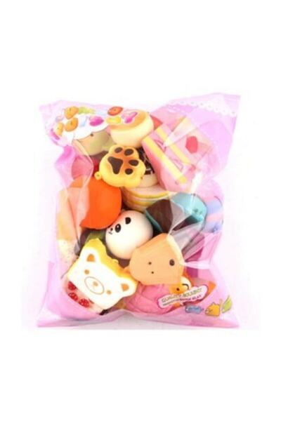 EMIR Squishy Orta Boy 4 Adet Miss Kokulu Karışık Set.yumaşacık Sık Bırak Sukuşi