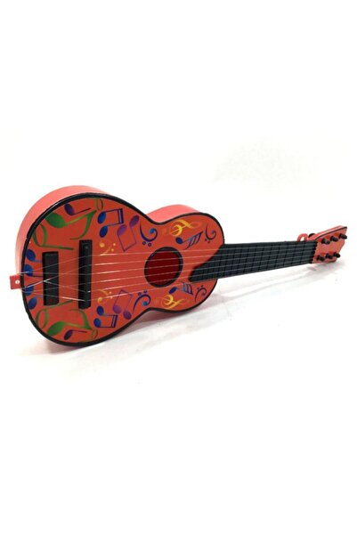 abnturk 4 Metal Telli Oyuncak Klasik Gitar Büyük 45cm Çocuklara Özel Eğitici Öğretici Müzik Aleti Enstrüman