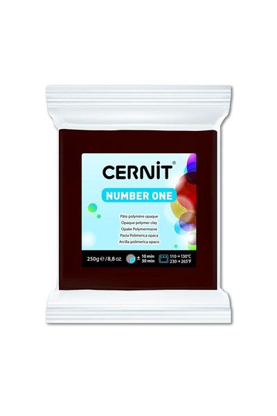 Cernit Number One Polymer Clay 250 Gr800 Brown