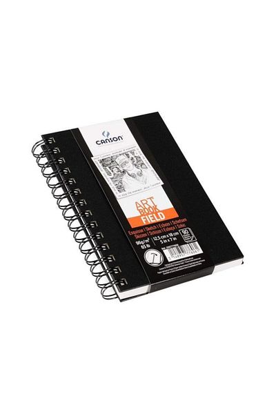 Canson Art Book Field Hard Cover Spiral Sketchbook 96 Gr12.5x18 cm90 Yp