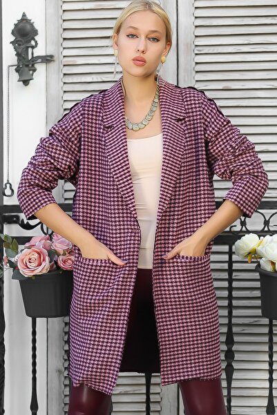 Chiccy Blazer - Burgundy - Fitted