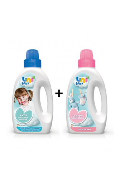 Uni Baby Çamaşır Deterjanı+ Çamaşır Yumuşatıcı Set