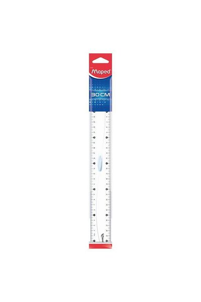 Maped Plastic Ruler 30 cm Center Hold146109