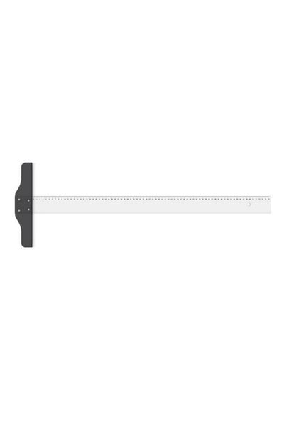HATAS Hts Economic Mica T Ruler (acryl) 75 Cm