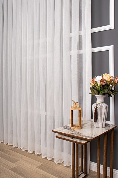 perdealemi Сучасні смугасті в'язані прозорі штори, 500x250, звичайний ворс, 1...