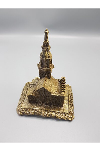 Hibana Biblo Kızkulesi 9x10x13cm Altın