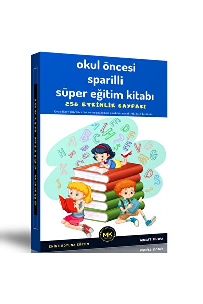 Enine Boyuna Eğitim Preschool Spiral Super Educational Book