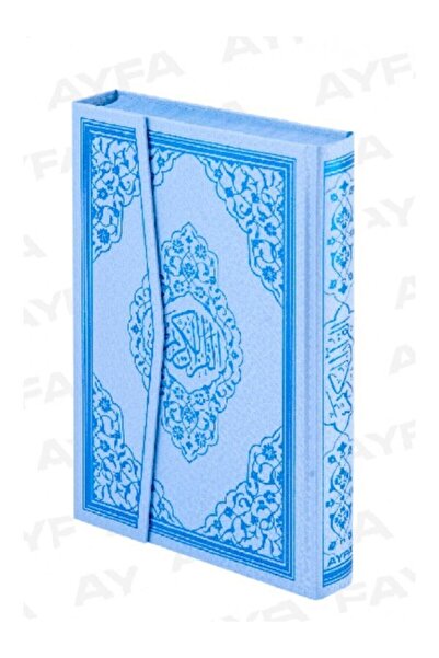 Ayfa Basın Yayın Kur'an-ı Kerim Bilgisayar Hatlı Mavi Renkli Orta Boy