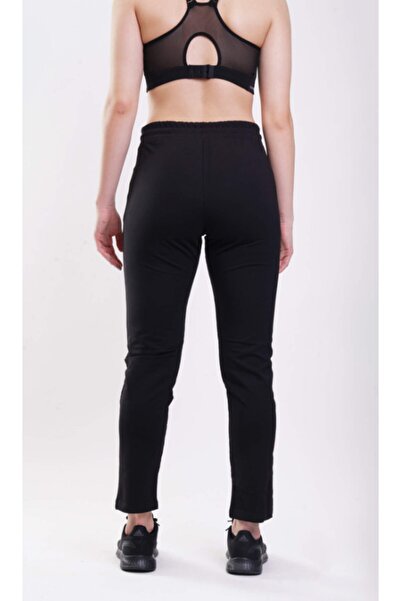 Exuma Black Cotton Sweatpants with Hidden Pockets 2023008 010