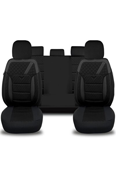 Oto Pandami Mitsubishi L200 4. Gen. 2006 - 2015 Uyumlu Siyah Koltuk Kılıfı Kk...