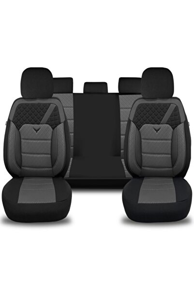 Oto Pandami Seat Ibiza 4 6j/6p 2008 - 2017 Uyumlu Gri Koltuk Kılıfı Kkg572