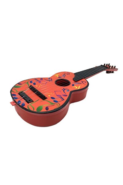 abnturk 4 Metal Telli Oyuncak Klasik Gitar Büyük 45cm Çocuklara Özel Eğitici Öğretici Müzik Aleti Enstrüman