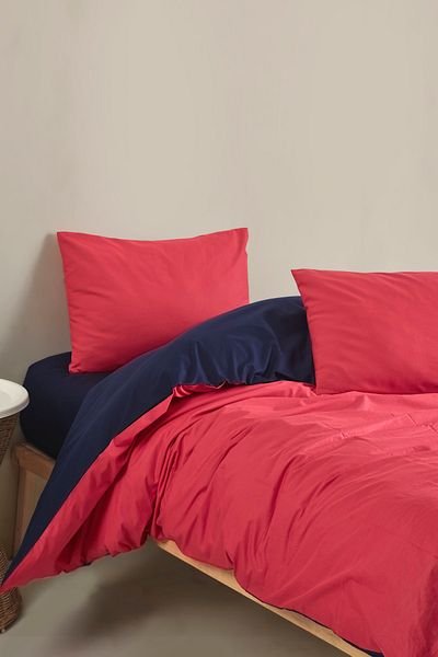 Colorpool Bright Future Red-navy blue Duvet Cover Set
