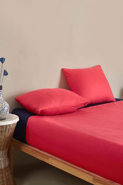 Colorpool Bright Future Red-navy blue Duvet Cover Set