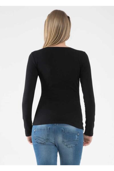 GEBE Uzun Kollu Basic Hamile Tişörtü Marni