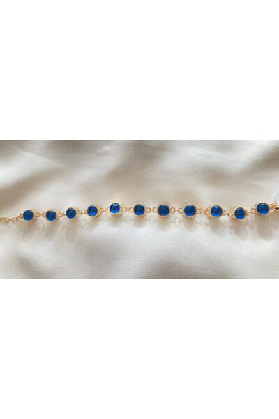 Bestofcase Gold Color Multiple Large Evil Eye Beaded Bracelet