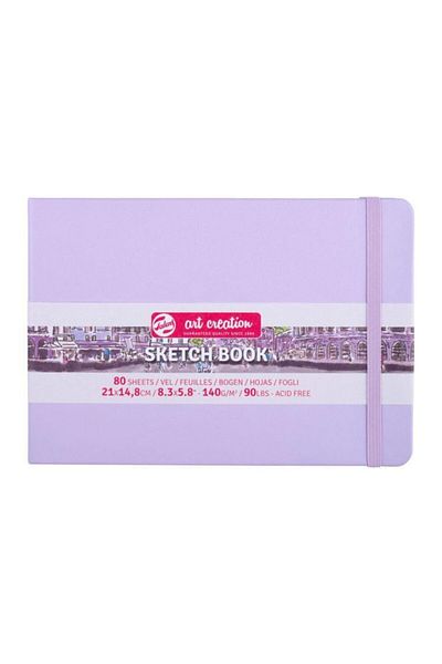 Talens Art Creation Sketchbook Hard Cover Sketchbook 140 gr 21x14,8 Cm 80 Yp Pastel Violet