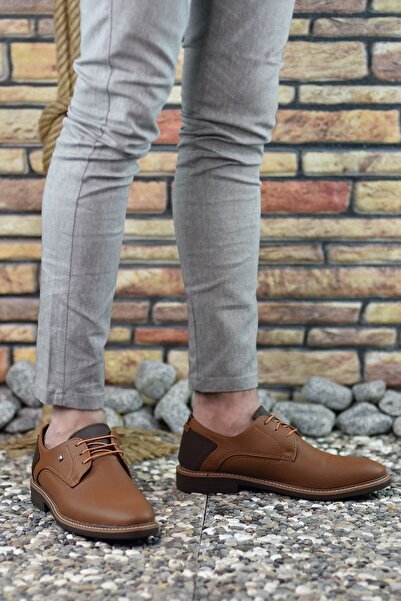 Riccon Tan Brown Men's Casual Shoes0012146