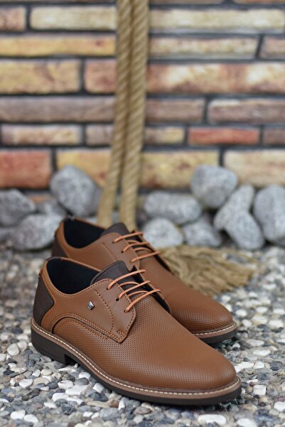 Riccon Tan Brown Men's Casual Shoes0012146