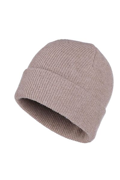 Fonem Men's Wool Porte Beanie Fo 2045 Beige
