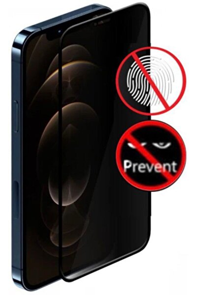 POWELL Iphone 12 Pro Max (6.7'') Mat Hayalet Gizli Tam Kaplayan Kırılmaz Sera...