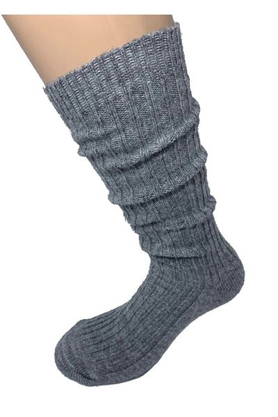 Bamuta Women's Wool Knee High Boot Socks Dark Gray