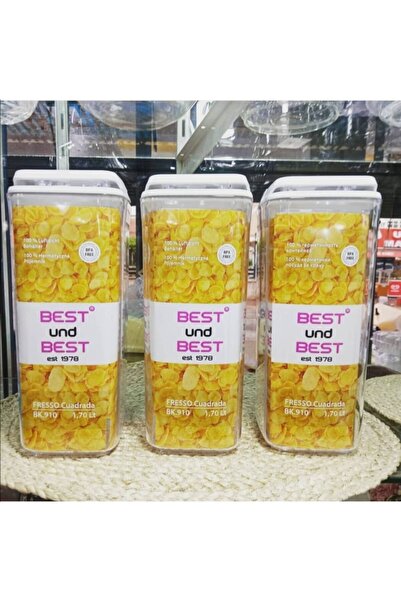 BEST UND BEST Tekli Çift Vakumlu Saklama Kabı 1.70 Litre