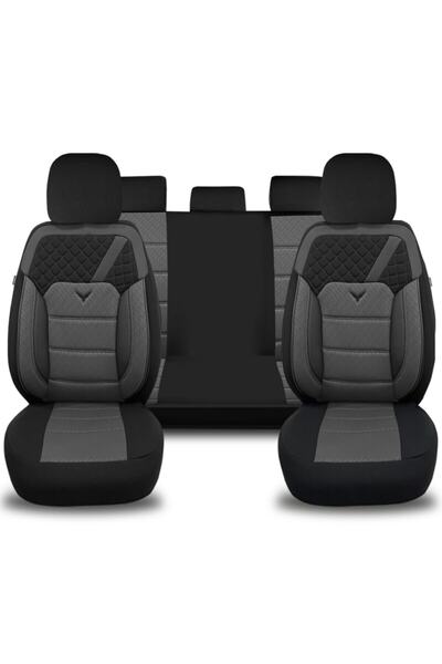 Oto Pandami Fiat Linea 2007+ Uyumlu Gri Koltuk Kılıfı Kkg115