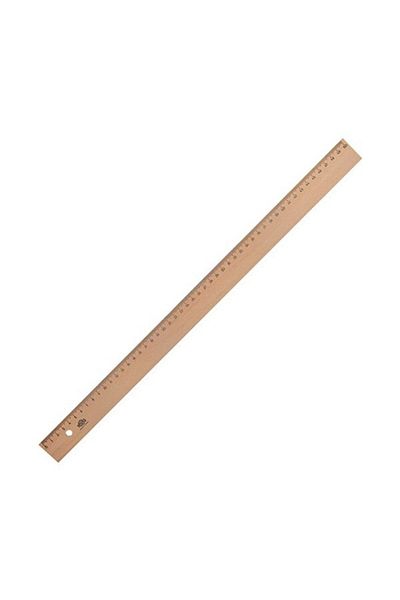 HATAS 50 cm Wooden Ruler 50 cm Wooden Ruler