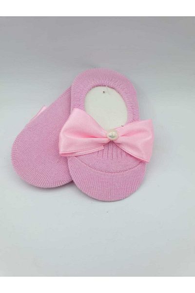 ÖZKARDEŞLER BABY Бебешки чорапи с перлени панделки и балерина