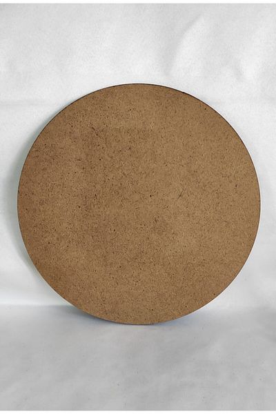 Eva Lazer Toptan 50 Τεμάχια 30 εκ. 3 χιλιοστά (2,7 χιλιοστά) mdf Runner Στρογγυλή σανίδα φόρτισης φυσικό ξύλο