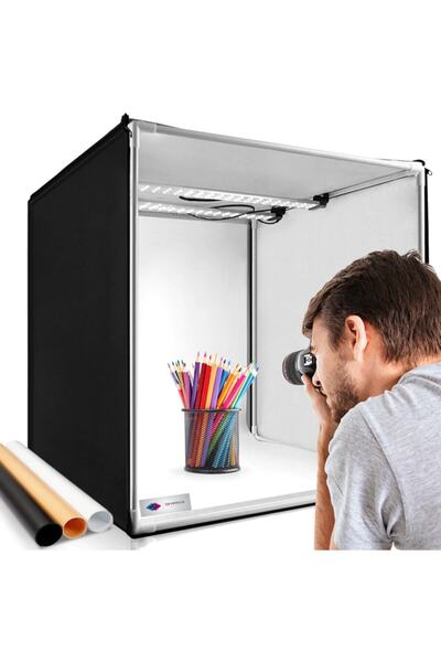 Deyatech Pdx Ürün Çekim Çadırı 60x60cm Mini Stüdyo Softbox Stand Kit