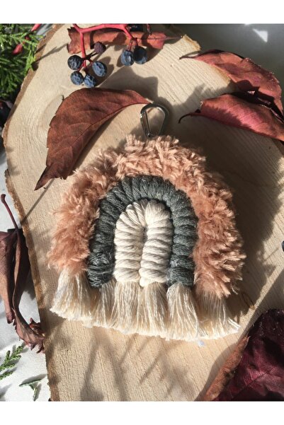 Mrs.ebruvardar Makrome Gökkuşağı Anahtarlık