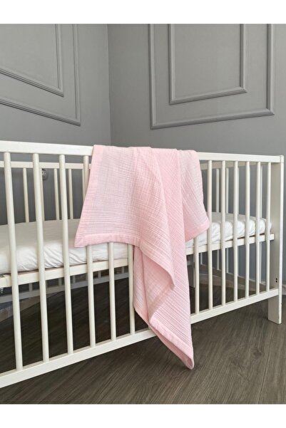 Babys Field بطانية موسلين مغلفة بالقطن 100% مكونة من 4 طبقات