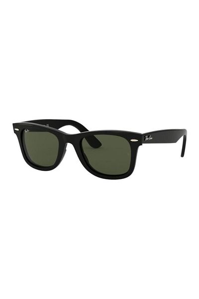 Ray-Ban Black Rb 4340 601 50 Unisex Rectangular Sunglasses