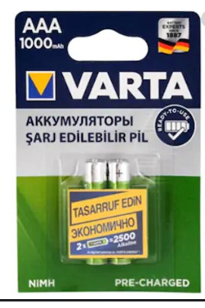 ATAELEKTRONİK Varta - Telsiz Telefone Phone Şarz Edilebilir Ince Pili 1000ma ...