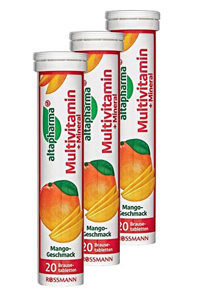 Altapharma Melting Tablets in Water - Set of 20 Multivitamins and Minerals (3 Pieces)