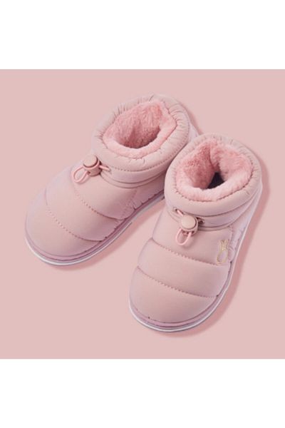 Petityu Bunnies In Town - Easy Wear Boots με γούνα στο εσωτερικό - Snow Boots - Σχολικά παπούτσια