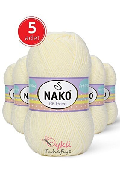 NAKO Elit Baby 99064 Ekru | 5 Adet