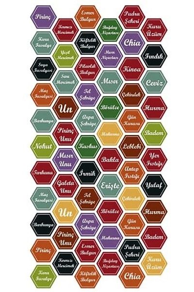 FBZhome 63 Pieces of Pulses Label Sticker